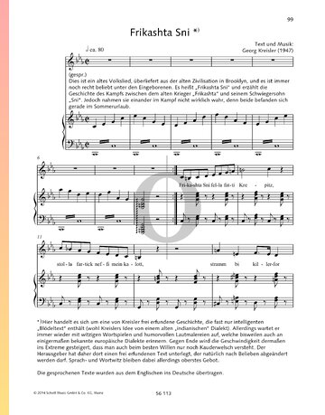 Frikashta Sni Sheet Music