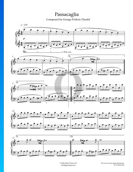 Suite Nr. 7 in g-Moll, HWV 432: Passacaglia