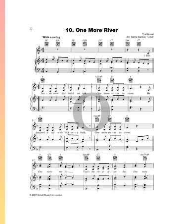 One More River bladmuziek