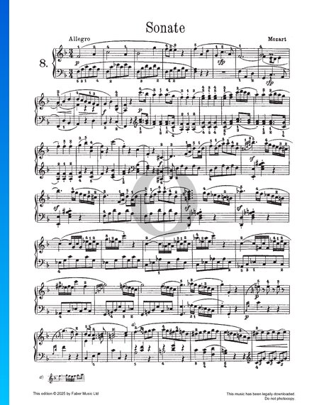 Klaviersonate Nr. 12 in F-Dur, KV 332 (300k)