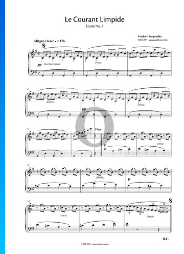 Le Courant Limpide, Op. 100 Nr. 7 Musik-Noten
