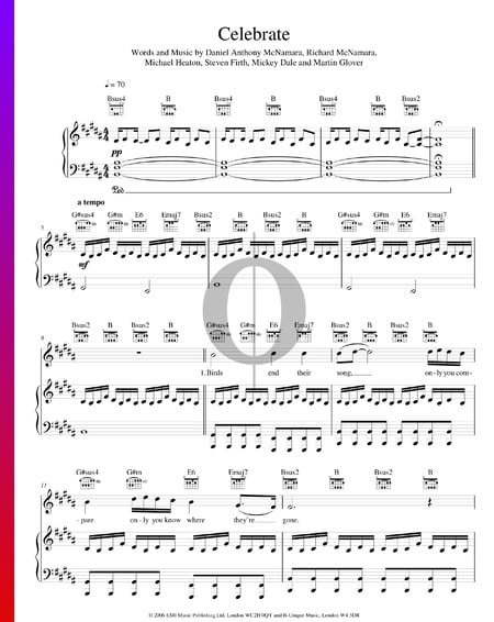 Celebrate Sheet Music