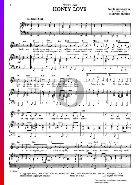 (We've Got) Honey Love Musik-Noten