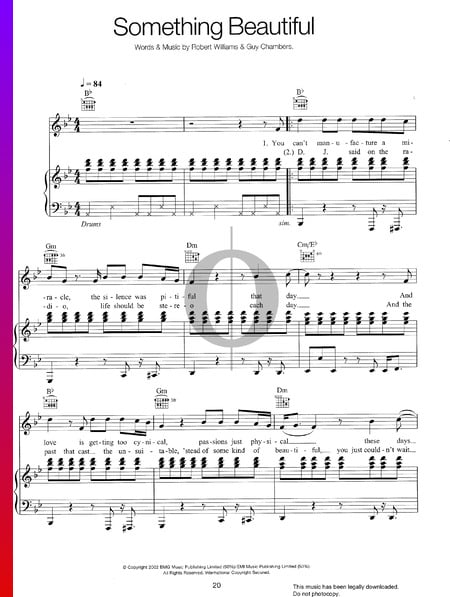 Something Beautiful Sheet Music