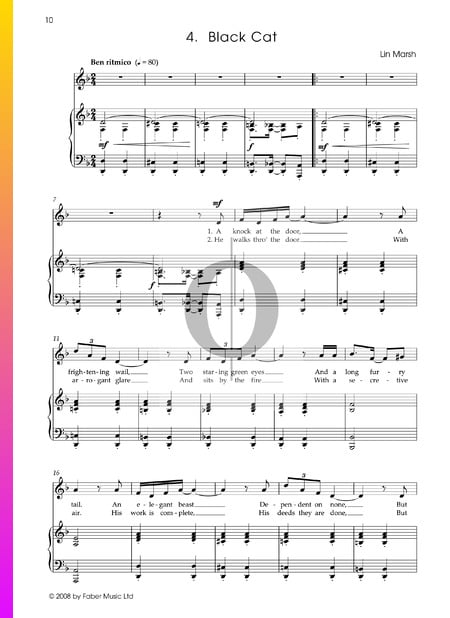 Black Cat Sheet Music