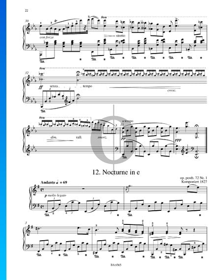 Nocturne in E Minor, Op. posth. 72 No. 1