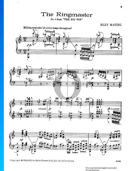 The Big Top Suite: No.1 The Ringmaster Sheet Music