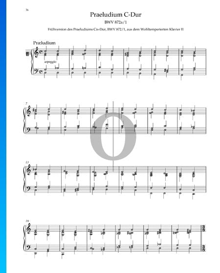 Prelude in C Major, BWV 872a/1