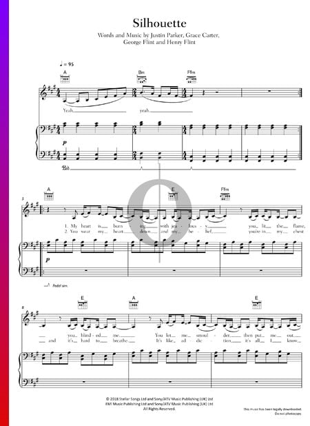 Silhouette Sheet Music