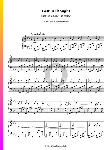 Lost in Thought Sheet Music