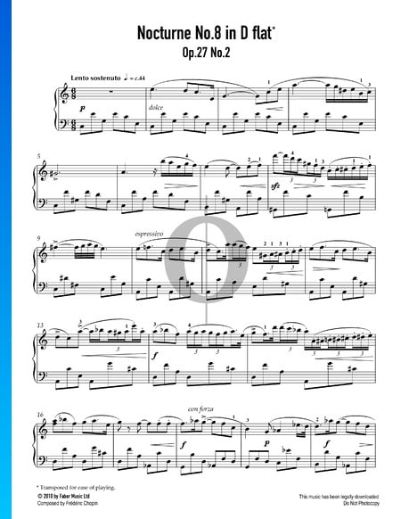 Nocturne No. 8 D-flat Major, Op. 27 No. 2