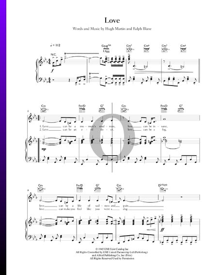 Love Sheet Music
