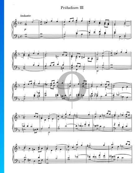 Prelude d-Moll Nr. 3, Op. 16 Musik-Noten