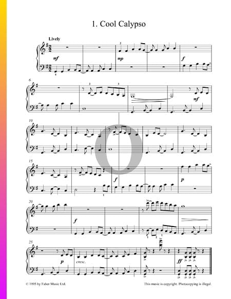 Cool Calypso Sheet Music