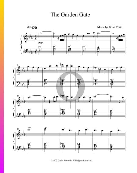 The Garden Gate Partitura