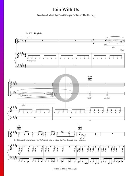 Join With Us Sheet Music