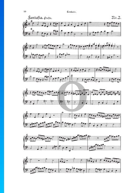 Fantasia, TWV 33:2 Sheet Music