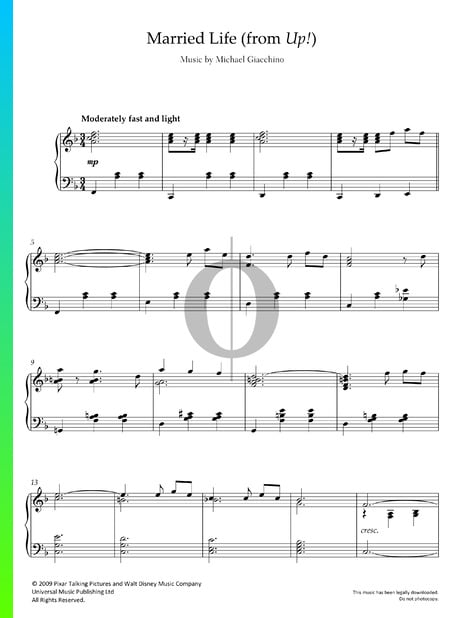 Married Life Sheet Music