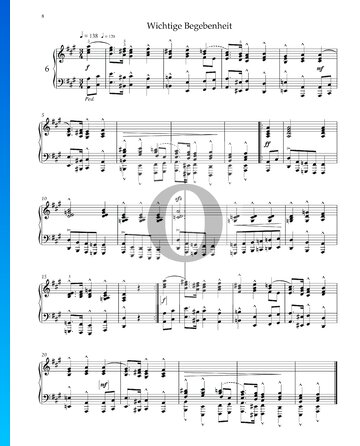 Kinderszenen, Op. 15 No. 6: An Important Event Sheet Music