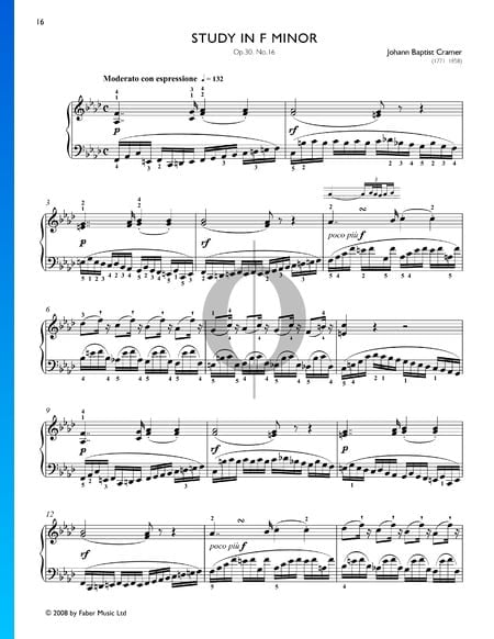 Etüde in f-Moll, Op. 30 Nr. 16ü