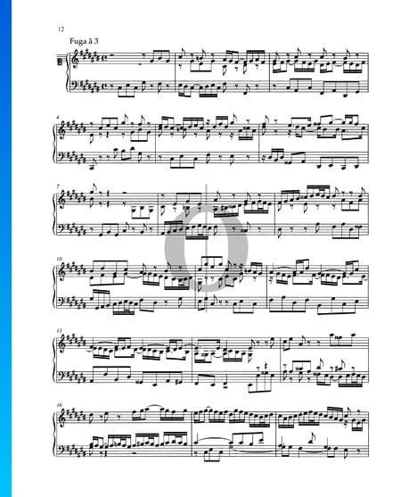 Fuga en do sostenido mayor, BWV 872