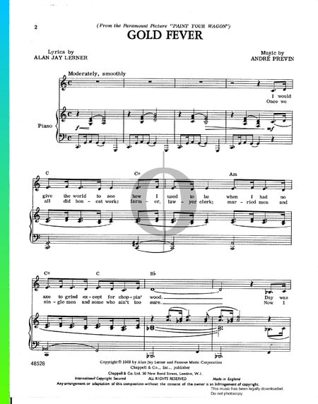 Gold Fever Sheet Music