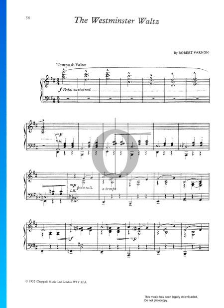 The Westminster Waltz Sheet Music
