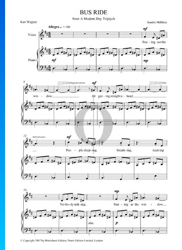 Bus Ride Sheet Music