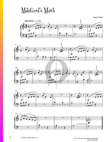 Maleficent's March Sheet Music