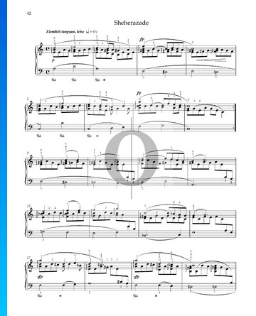 Sheherazade, Op. 68 Nr. 32 Musik-Noten