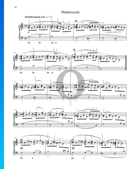 Sheherazade, Op. 68 Nr. 32 Musik-Noten