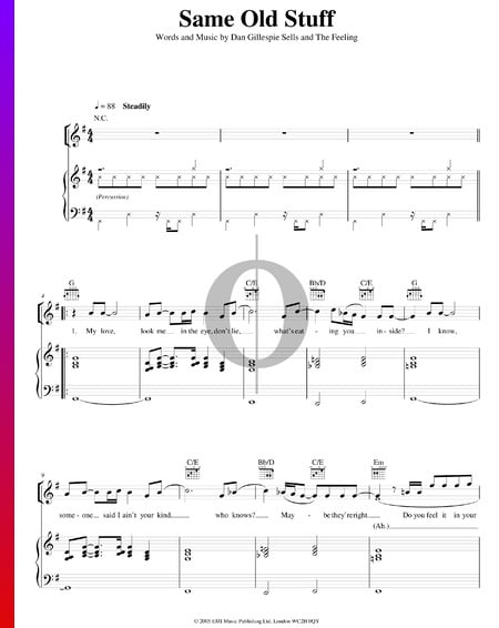 Same Old Stuff Musik-Noten