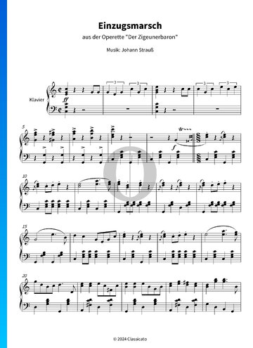 Einzugsmarsch Sheet Music