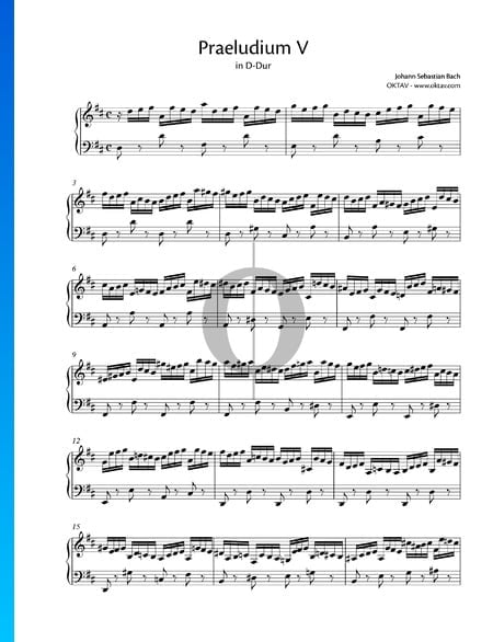 Preludio 5 en re mayor, BWV 850