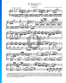 Klaviersonate Nr. 10 C-Dur, KV 330 (300h): 1. Allegro moderato