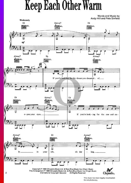 Keep Each Other Warm Sheet Music