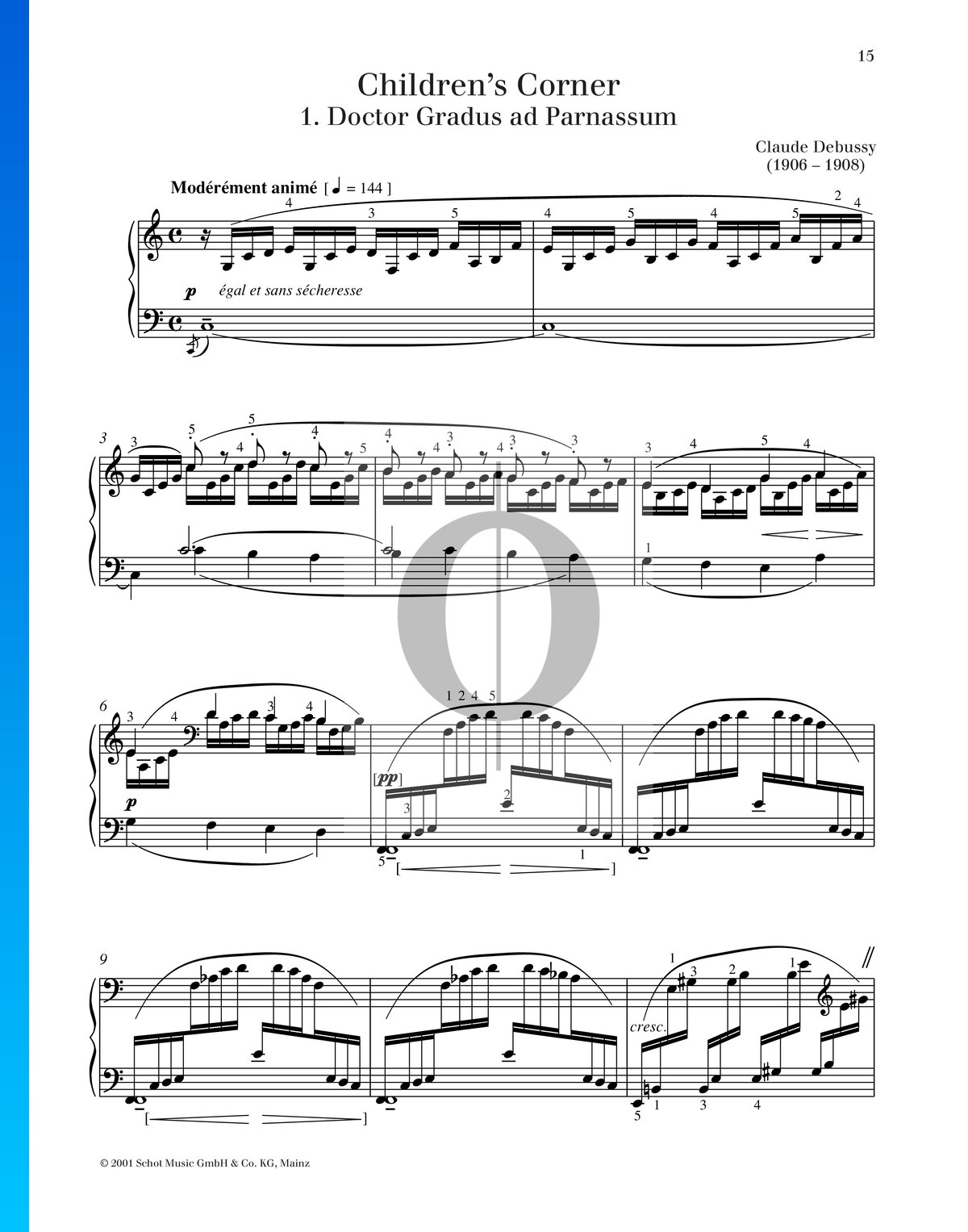 Children’s Corner: 1. Doctor Gradus ad Parnassum Sheet Music (Piano ...
