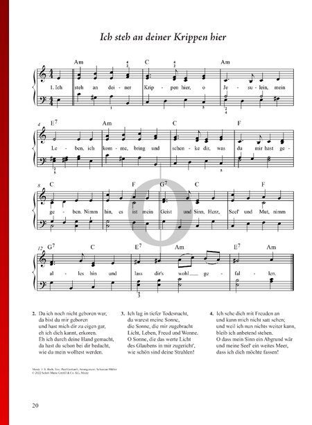 Ich steh an deiner Krippen hier