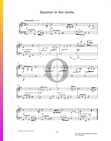 Spanner In The Works Sheet Music