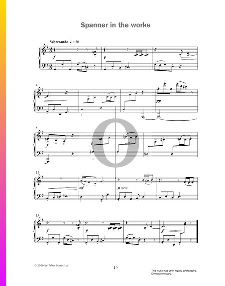 Spanner In The Works Sheet Music