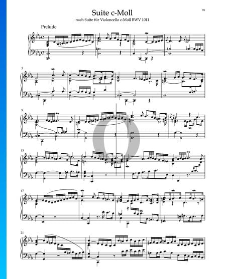 Suite en do menor, BWV 1011: 1. Preludio