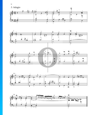 Suite No. 2 F Major, HWV 427: 3. Adagio Sheet Music