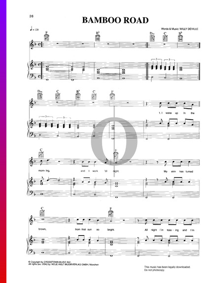 Bamboo Road Sheet Music