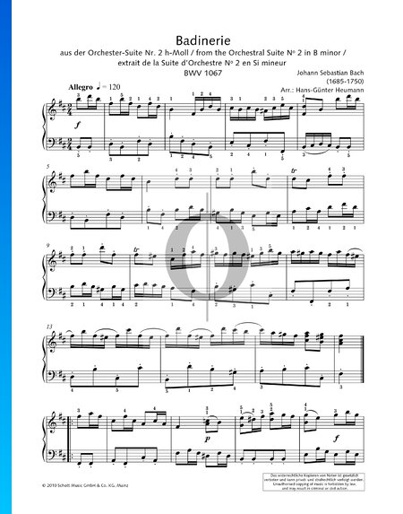 Suite para orquesta n.º 2 en si menor, BWV 1067: 7. Badinerie
