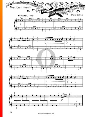 Mexican march Sheet Music