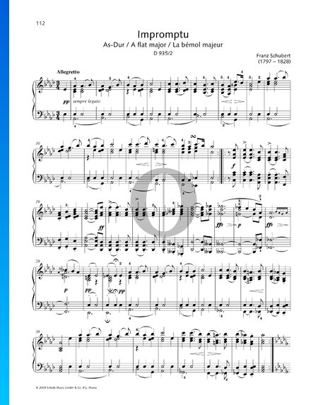 Impromptu en La bémol majeur, op. 142 n° 2, D 935