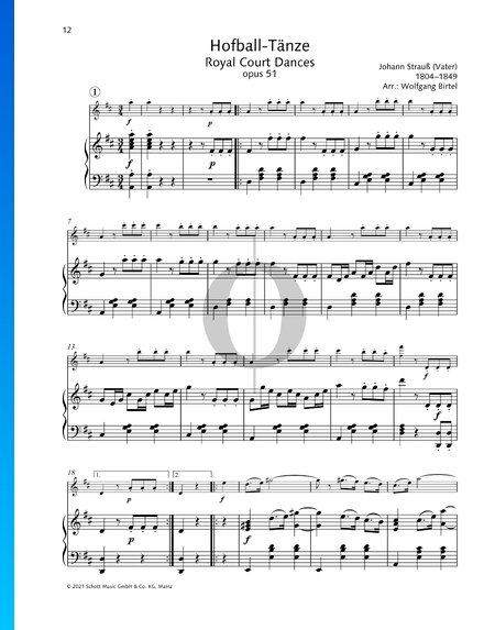 Hofball-Tänze, Op. 51
