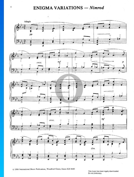 Variaciones Enigma, Op. 36: Tema