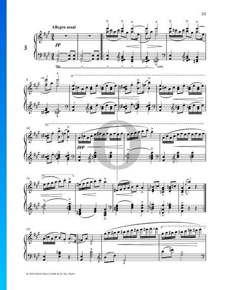 Humoreske in A-Dur, Op. 31 Nr. 3
