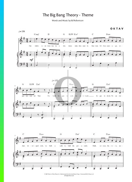 The Big Bang Theory (Theme) Musik-Noten
